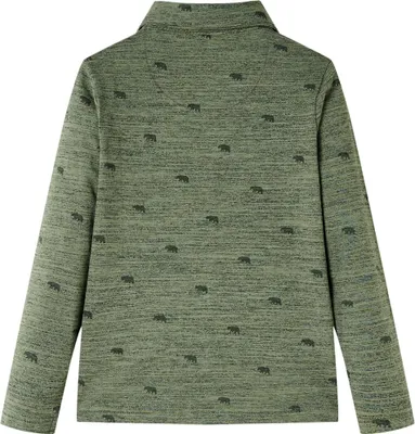 Produktbild von vidaXL Kinderhemd Khaki Melange 140