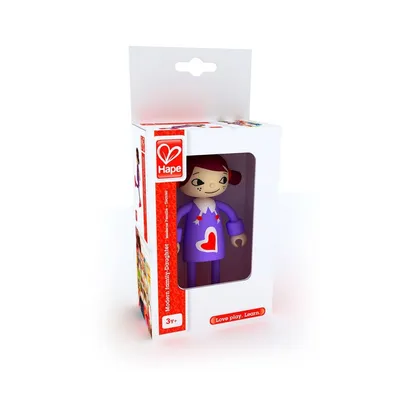 Zdjęcie produktu dla Hape Happy Family zginająca się lalka córka, E3507