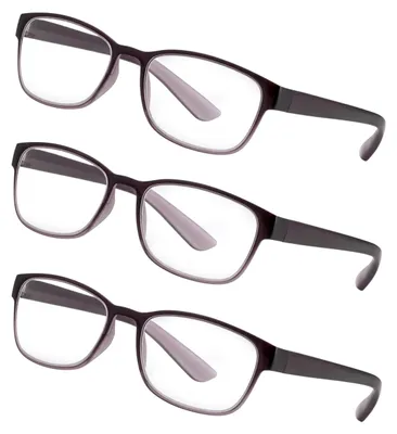 Produktbild von LEXXOO Lesebrille Lila, +3,00 dpt, Verschiedene Modelle