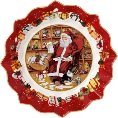 Zdjęcie produktu dla Villeroy and Boch miska świąteczna na nóżce 24x24 cm Toy's Fantasy 1483323601