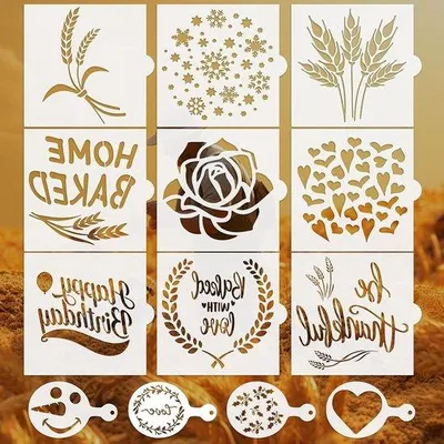 Immagine prodotto di Stampi riutilizzabili per biscotti "Happy Birthday" 14x14 cm
