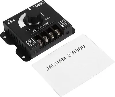 Obrázek produktu pro LED stmívač 30 A, kovový, jednobarevný, 8 cm