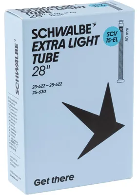 Imagen del producto de Manguera Schwalbe SCV15-EL, extra ligera, tipo Clik, de 28 pulgadas