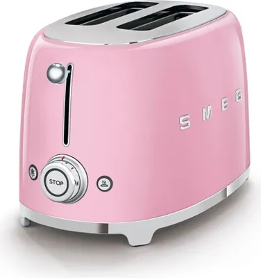 Image de Smeg Grille-pain cadillac rose TSF01PKEU