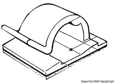 Immagine prodotto di Fascetta in nylon autoadesiva 5 x 5 mm, 100 pezzi