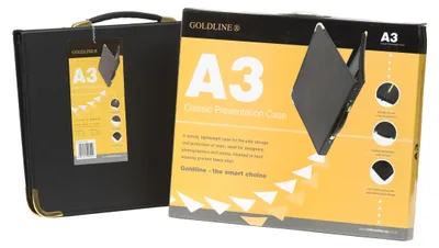 Zdjęcie produktu dla Teczka rysunkowa Goldline na 25 tulejek DIN A3 w kartonowym pudełku - BPCJ1A3BKZ
