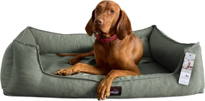 Produktbild von tierlando® Orthopädisches Hundebett SCARLETT >> inkl. Matratzenschoner << - Größe: 160x110cm | Farbe: 26 Olivgrün