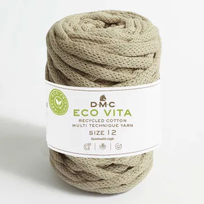 Image de DMC Eco Vita-12 - fil de coton recyclé (4 mm) composé de 80 % de coton & 20 % de polyester (Color 3)