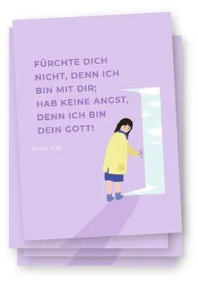 Produktbild von Postkarte zur Jahreslosung 2027 - 10 Karten im Set