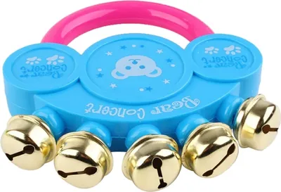 Immagine prodotto di Cartoon Metal Rattle Giocattolo musicale educativo per bambini, colore casuale Dlivery