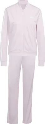 Produktbild von adidas Trainingsanzug für Damen im 3 Streifen Design, Farbe:Pink, Größe:S