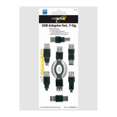 Obrázek produktu pro Sada adaptérů USB, 7 ks