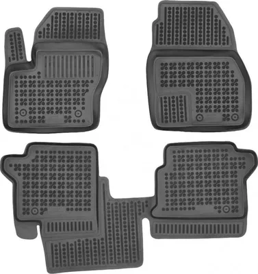 Produktbild von REZAW PLAST Fußmatten Set Gummi für FORD Tourneo Connect / Grand Tourneo Connect V408 Kombi Vorne+Hinten