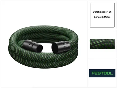 Productafbeelding van Festool D36x5m-AS/CTR zuigslang ( 204925 ) voor CT-afzuigunits zonder Autoclean