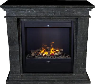 Image de Xaralyn cheminée à vapeur d'eau - Kreta Mini EAL-SWP - pierre naturelle blanche polie - 1500 Watt chauffage - avec télécommande - Opti-Myst cheminée électrique - cheminée encastrable inclus - cheminée décorative