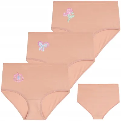 Produktbild von Damenslips - Baumwollslips Größe XXL - Slip 3er Set 3 Stück - Slips hoher Bund - fur Damen