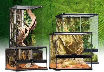 Productafbeelding van Terrarium, medium/extra groot - zwart