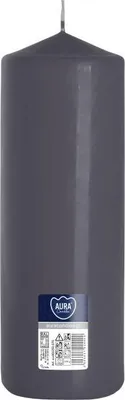 Zdjęcie produktu dla Świeca walec BISPOL Aura 160H 25CM SW80/250 SZARA