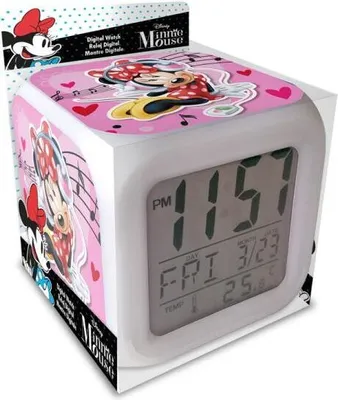 Produktbild von Minnie Mouse Digitaler Wecker mit Minnie Mausalarm WD22004 Kids Euroswan