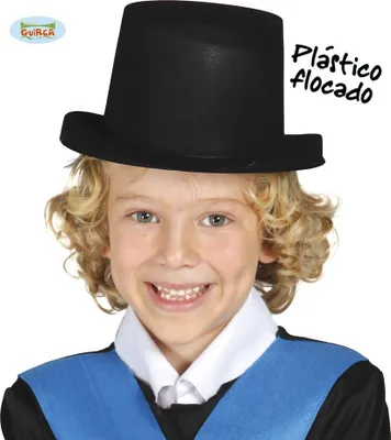 Produktbild von 19 Jahrhundert Schwarzer Zylinderhut Kostüm Karneval Fasching Theater Eleganz Maskerade Elegant Erscheinen Zeitlose Mode Historisches Design Feier Retro Charme, Farbe: Schwarz