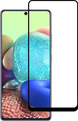 Image de Smartphonica Samsung Galaxy A71 5G protection d'écran en verre trempé avec coins arrondis
