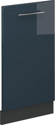 Produktbild von Geschirrspülblende Vicco Fame-Line Dunkelblau Hochglanz 45 cm ohne Arbeitsplatte, Model 54292