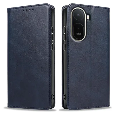 Produktbild von Handyhülle für Xiaomi Redmi A7 Pro Kunstleder Flip Cover Hülle Handytasche Case Kartenfach Farbe: Blau