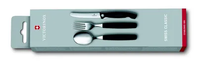 A set of cutlery in its packaging.