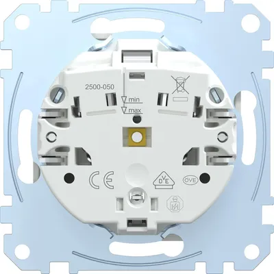 Produktbild von Merten SCHUKO-Steckdose, Steckklemmen, polarweiß glänzend, System M, 1 Stk.