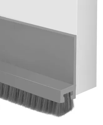 Produktbild von Zugluftstopper Türbürste 100cm selbstklebend Grau 2er Set