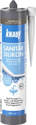 Produktbild von Knauf Sanitär Silikon dunkelbraun 300 ml