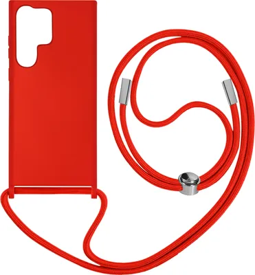 Produktbild von Avizar, Hülle für Galaxy S23 Ultra Soft-Touch Silikon, Rot
