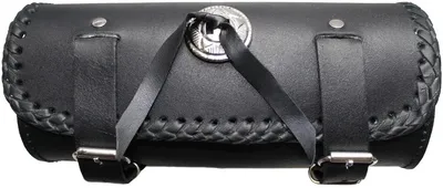 Produktbild von Motorrad Werkzeugtasche Satteltasche Motorradtasche Toolbox echtleder schwarz