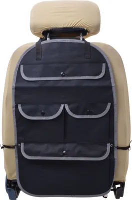 Produktbild von Autositz Rücklehnen Organizer 4-Taschen Druckknöpfe Tasche Ablage Rücksitz Sitz