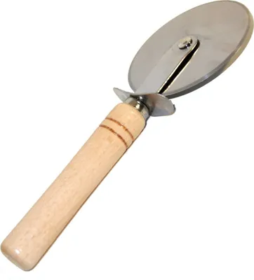 Produktbild von Pizzaschneider 22 cm | Pizzaklinge | Rotierender Teigschneider | Schneidezubehör für die Küche | Pizzaschneider | Pizzamesser | Coupe Pizza