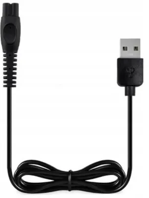 Zdjęcie produktu dla QIKtech Kabel USB do golarka Philips OneBlade QP2824 QP2834 QP4530 QP4630 QP4631 (czarny)