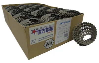 Produktbild von Dachpappnägel 3,1x25mm Ring rostfrei für Dachpappnagler Prebena Paslode Makita Haubold BeA 7,2M K