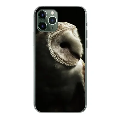 Produktbild von MuchoWow® Handyhülle Schutzhülle Hülle für iPhone 11 Pro Eule - Vogel - Porträt Silikon Softcase Handy Hülle - Handy