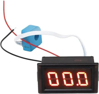 Obrázok produktu pre Digitálne ampérmetre s Hallovým senzorom a LED displejom 50 A pre vozidlá