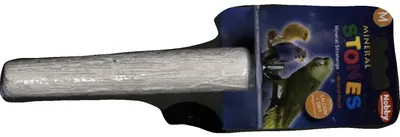 Productafbeelding van Zitstok - Mineraalsteen - 16,5 cm - Wit - Met schroefhouder