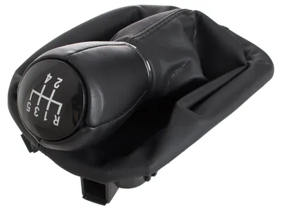 Image de Seat Toledo II 98-06 Pommeau de levier de vitesses NOIR + soufflet de levier de vitesses avec cadre 5 VITESSES