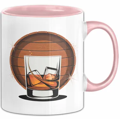 Produktbild von Whiskey Kenner Tasse Geschenk Lustige Geschenkidee Spruch Für Whiskey Fans (Rosa)