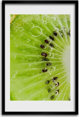 Produktbild von Bild - Bilderrahmen - 40 cm x 60 cm - MDF - Rahmen - Wandkunst - Kiwi