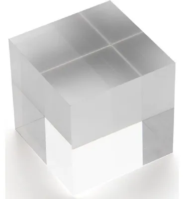Zdjęcie produktu dla deflecto AB150 deflecto Acryl-Block, przezroczysty, 50 x 50 x 50 mm