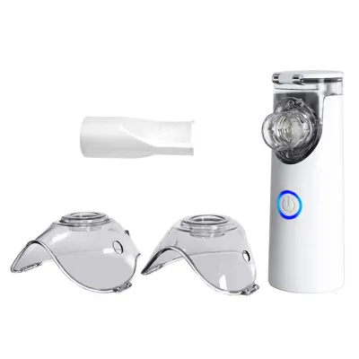 Image de Nébuliseur portable pour adultes et enfants | Inhalateur à ultrasons, 3 niveaux, silencieux, pour le rhume, l'asthme et la bronchite