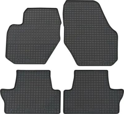 Produktbild von für Volvo S60 ab 09/2010 Passform Fußmatten PETEX Gummimatten 4-teilig schwarz Allwettermatten Gummifußmatten