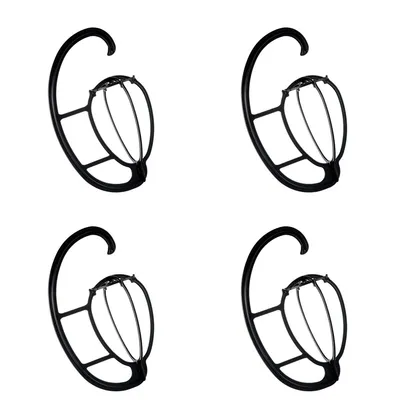 Produktbild von 4 Stück Perückenständer mit Haken,Flexibler und Faltbarer Aufbewahrungsständer für Perücken,Wig Stand für kurze und lange Haare