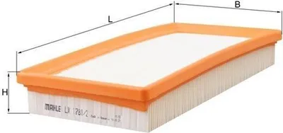 Obrázok produktu pre Vzduchový filter KNECHT LX 1781/2