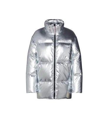 Obrázek produktu pro Tommy Hilfiger dámská zimní péřová bunda Icon High Gloss Puffer L