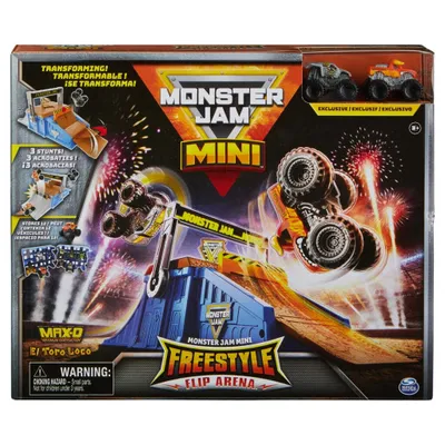 Image de Monster Jam Mini Freestyle Flip Arena